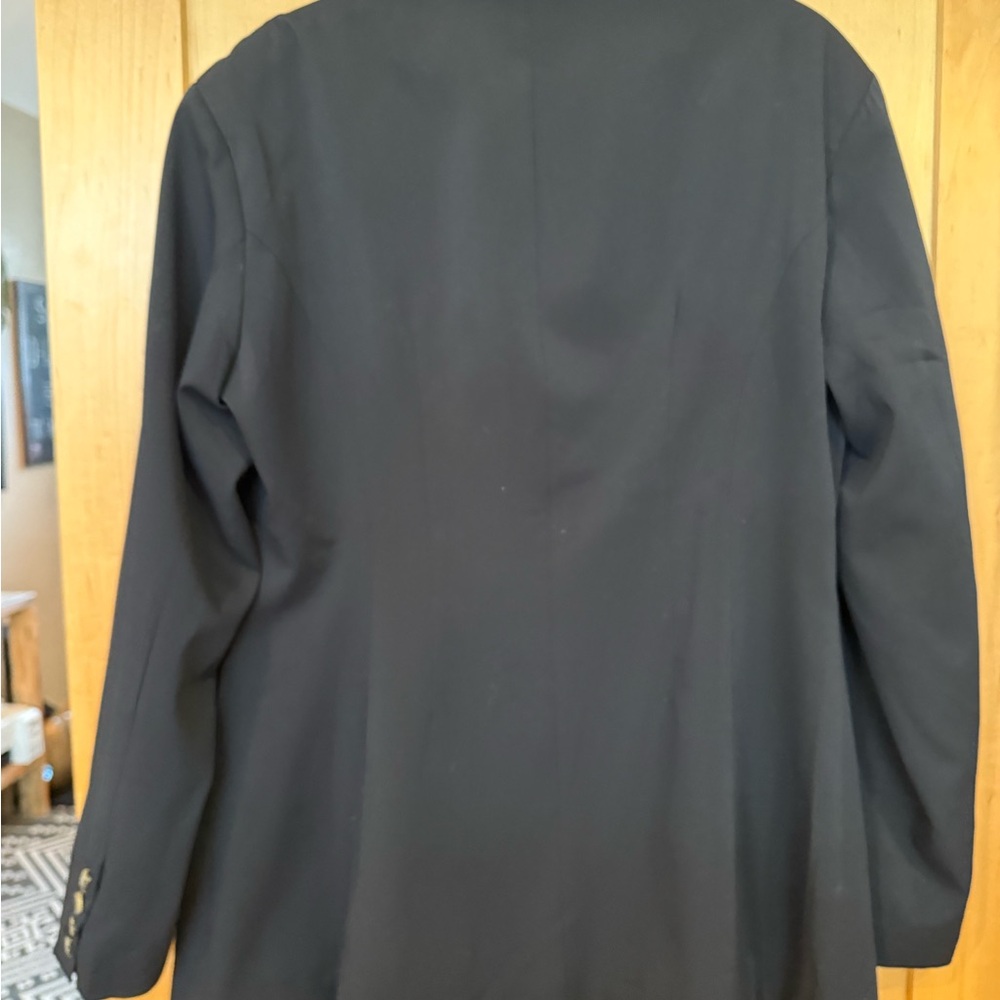 Anthropologie Black Satin Lined Jacket- size 10 brand new - Picture 3 of 9